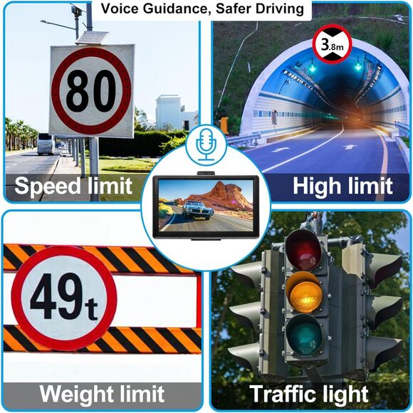 GPS Navigation for Car Truck Navigator - Navigation System with 2023 AmericaCAMX - Picture 2 of 8